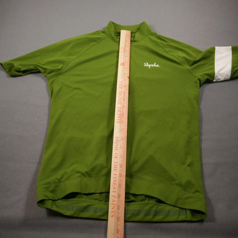 Rapha Core Lightweight Short Sleeve Men Cycling Jersey L Performance Green White